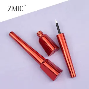 5毫升眼线笔管液体红色金属空液体眼线笔盒定制标志