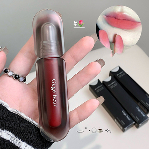 Boue à lèvres <span class=keywords><strong>Twilight</strong></span> Velvet Mist Matte Light and Thin Pure pour montrer la couleur Automne et hiver Pas facile de coincer la boue à lèvres - Product Image 4