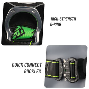<span class=keywords><strong>Harness</strong></span> Pengaman Nyaman Berbantalan Seluruh Tubuh Tali Lebar Dapat Disesuaikan Pelindung Jatuh Penyelamatan 1500kg Kekuatan Putus 4 Poliester - Product Image 3