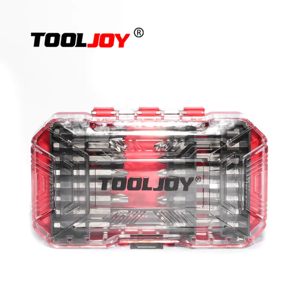 Tooljoy fabricante de alta qualidade aço S2 37 peças conjunto de brocas de impacto PZ PH conjuntos de brocas de chave de fenda