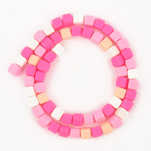 Perline Heishi Quadrate Monocolore per Creazione di Braccialetti - Product Image 6