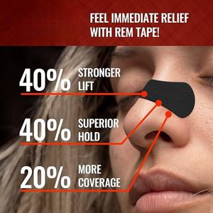 HLK strip hidung Universal Fit Neusstrips 30 Pak suplai satu bulan NoseTape pelega hidung bernapas kanan Anti mendengkur - Product Image 5