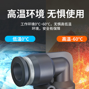 Pneumatic Hose Bend <b>Quick</b> <b>Connector</b> Pv4 6 8 12 14 16mm Fitting For Air Pump Components - Product Image 5