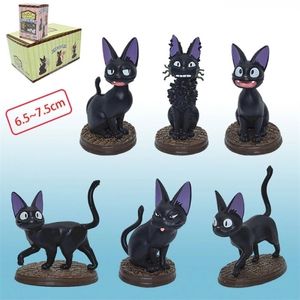 6 unids/set 6,5-7,5 CM servicio <span class=keywords><strong>de</strong></span> entrega <span class=keywords><strong>de</strong></span> <span class=keywords><strong>Kiki</strong></span> figura <span class=keywords><strong>de</strong></span> Anime <span class=keywords><strong>de</strong></span> dibujos animados recoger gato Kawaii - Product Image 2