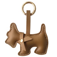 Breloque personnalisée en cuir PU pour chien Schnauzer, porte-clés mignon en forme de chiot, pendentif pour sacs à main, sacs fourre-tout, sacs à bandoulière, accessoires décoratifs