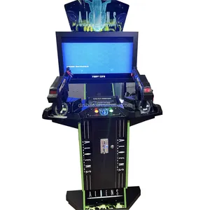 2024 Máquina de jogo de tiro de arcade operada por moedas 42'' Lcd Aliens Extermination jogos de tiro
