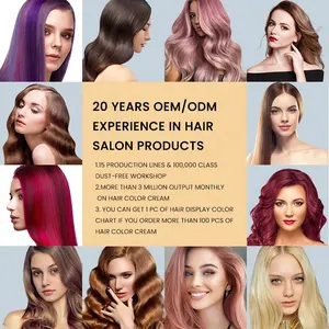 Salon Products Private Label Organic Salon Professional BIO PLANT Purple Hair Color Cream Low Ammonia Permanent Hair Dye