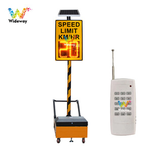 Năng lượng mặt trời di động Trailer Radar đo tốc độ dấu hiệu với giới hạn tốc độ thông tin phản hồi và xe phát hiện tốc độ thông tin phản hồi - Product Image 2
