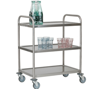 Diseño de moda, de <span class=keywords><strong>la</strong></span> fábrica de China, servicio de acero inoxidable Carro con ruedas carro de <span class=keywords><strong>la</strong></span> comida <span class=keywords><strong>hotel</strong></span> - Product Image 3
