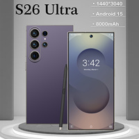Smartphone 5G S26 Ultra de Haute Qualité, 22 Go + 1 To de Mémoire et Stockage Élevés, Écran Super-V FHD de 6,9 Pouces, Processeur Deca Core, Téléphone Android 15