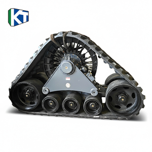 Customized Rubber Track Conversion Triangle System Triangle Rubber Track Assembly For Deere S780 9900i 8600 Use - Product Image 2