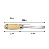 Ensemble professionnel de 12 ciseaux à bois manuels en acier à haute teneur en carbone pour la sculpture sur bois