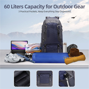Trọng Lượng Nhẹ Thời Trang Phụ Nữ Người Đàn Ông Ngoài Trời Không Thấm Nước Thể Thao Cắm Trại Du Lịch Đi Bộ Đường Dài Ba Lô Công Suất Lớn Ba Lô - Product Image 5