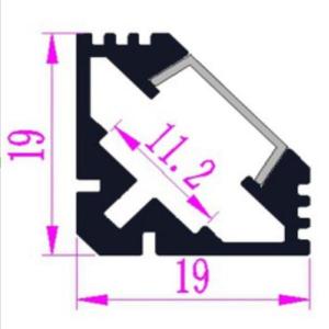 Profilé en aluminium extrudé Starlight pour éclairage d'angle intérieur, système d'éclairage LED encastré à angle droit pour bande LED - Product Image 6
