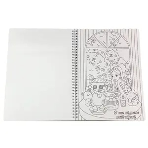 High Quality Custom Spiral Bound Book Printing Soft Cover Coloring Book Printing Service For Children