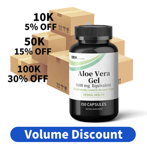 Cápsulas de Aloe Vera Natural OEM, Cápsulas de Aloe Vera Detox, Fórmula y Empaque Personalizados, Ventaja de Costo por Volumen y Suministro Estable - Product Image 3