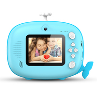 Usine Mignon Enfant Jouet Caméra Dessin Animé Caméra D'impression Instantanée Avec 2.4 Pouces LCD Fille Caméra