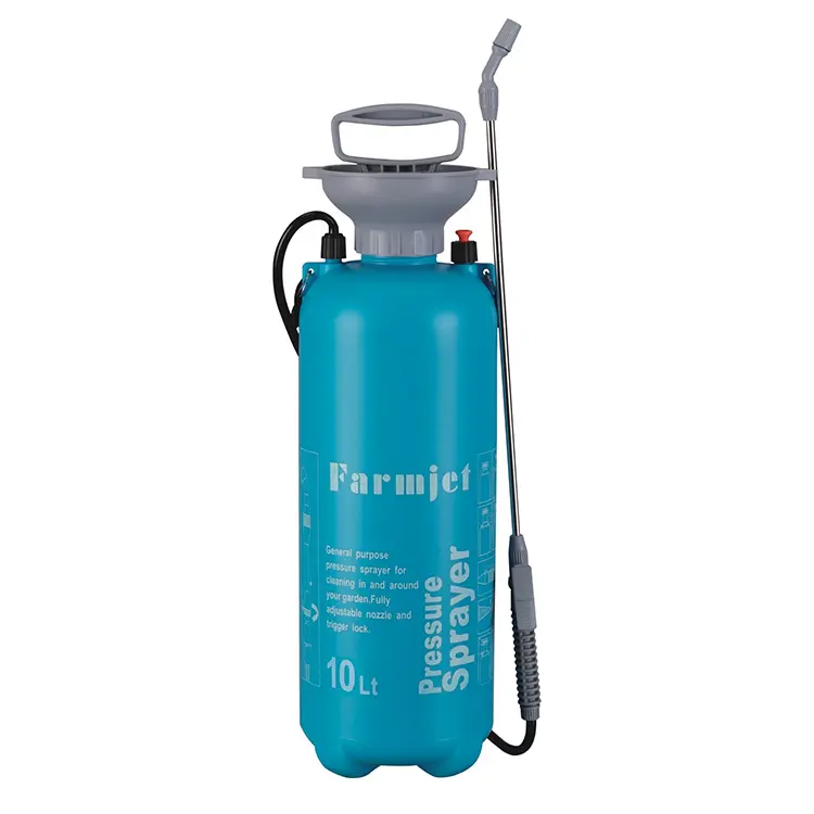 Farmjet 5 л 8 л 10 л ручной насос давления пластиковая бутылка для воды плечевой сад ручной распылитель