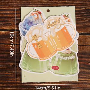 Jai Iman ชุดกระดาษ DIY 12ชิ้นขนาดใหญ่สไตล์ญี่ปุ่น<span class=keywords><strong>โบราณ</strong></span>สองด้านเขียนได้ - Product Image 2