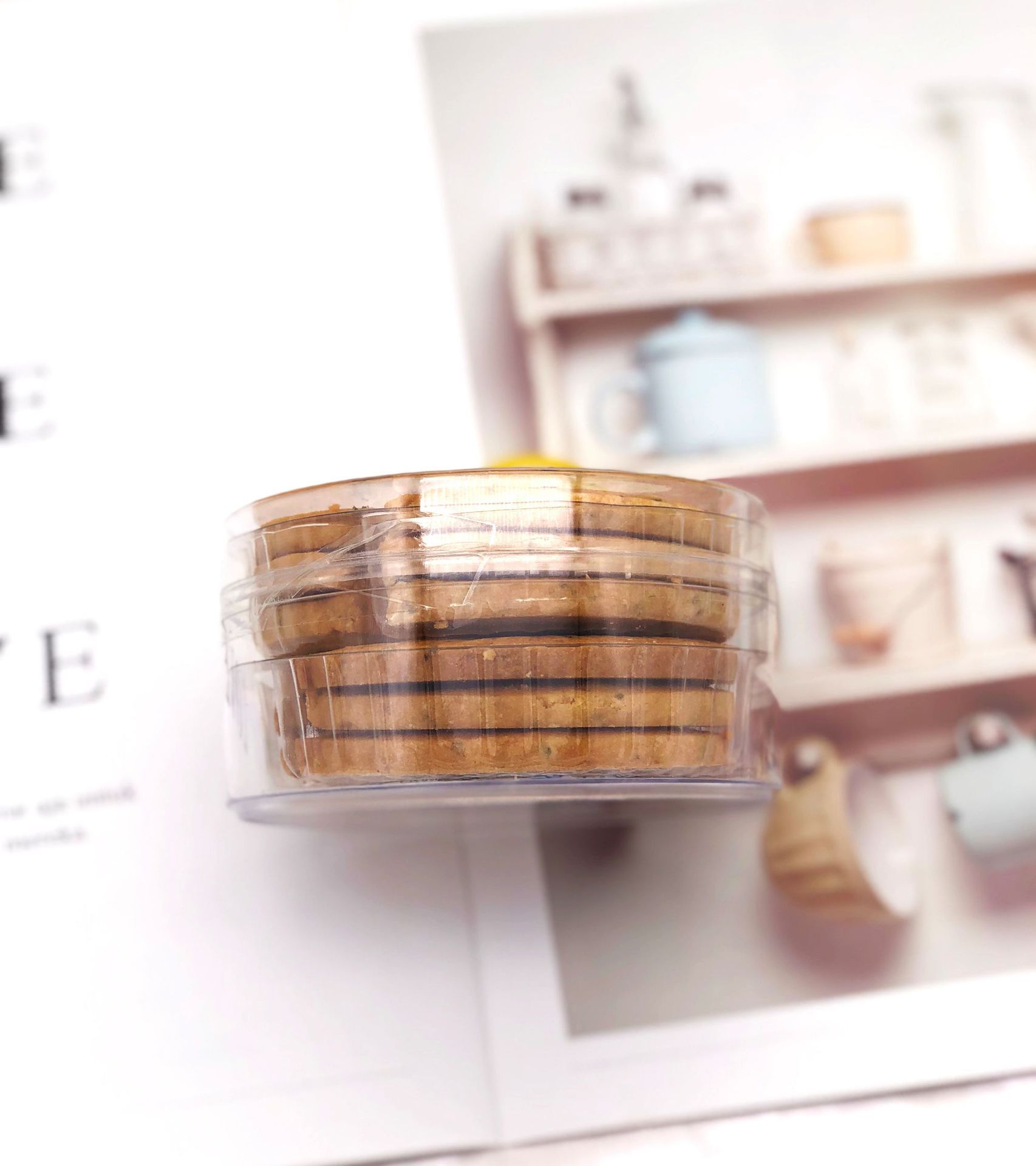 Transparent de Forme ronde Boîte De Cadeaux De Mariage En Plastique Bonbons Chocolat Boîte D'emballage