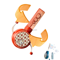 Jouet porte-bonheur personnalisé 3in1 tambour bulle bâton en gros 50ml bulle baguette en forme de tambour hochet bulle jouets sable marteau