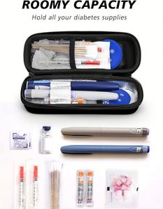 Étui de transport isotherme pour insuline avec affichage de la température - Sac réfrigérant pour médicaments sans accumulateur de froid - Product Image 4