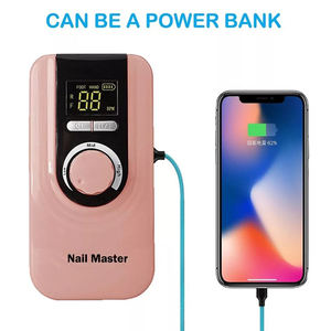 Máquina de manicura portátil recargable, 35000RPM, juego de Lima eléctrica, herramientas para pulir uñas artísticas en Gel, cortador de fresado de 25W - Product Image 3