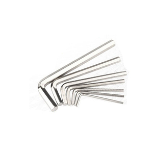 Clé hexagonale à tête plate de type L, finition mate, acier au chrome-vanadium, clé hexagonale allongée de 12 cm, en provenance du Zhejiang - Product Image 5