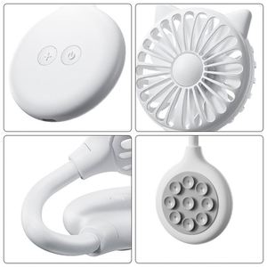Mini Portable USB Rechargeable Suction Cup Mount Air Cooler Fan-Personal Use Small Handheld Bulk Promotional <b>Gifts</b> - Product Image 5
