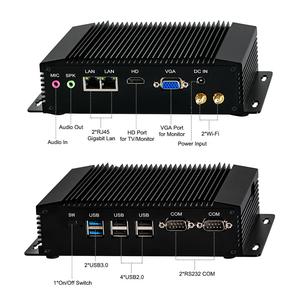 Không Quạt Công Nghiệp Mini PC Intel Celeron N2920/Pentium N3520 CPU Dual Lan Sim thẻ giá rẻ 12V Mini Máy tính để bàn máy tính - Product Image 3