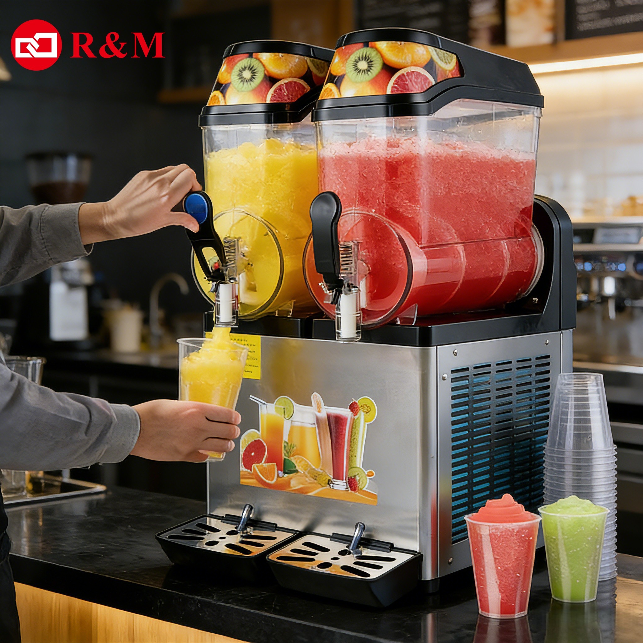 飲料製造におけるタイのスラッシュマシンの効率的なソリューション