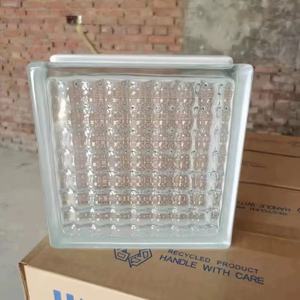 Bloques de construcción de vidrio esmerilado Ultra transparente, bloques de vidrio ahuecados, resistentes a impactos, decorativos - Product Image 5