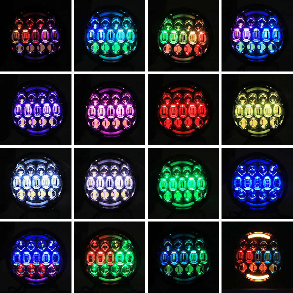 7 Och Round Led Headlight For Car