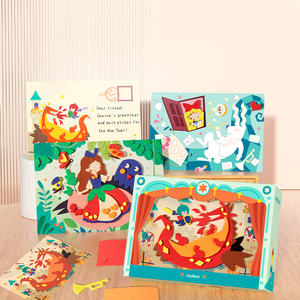 Mideer CT6359 3D sopa kitap hayvanlar/okyanus çocuk/yürümeye başlayan yaratıcı sanat öğrenme hediye çıkartmalar eğitici oyuncak çocuklar için - Product Image 3