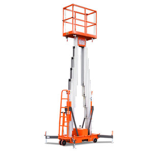 Plateforme élévatrice hydraulique verticale mobile à colonne unique 100 kg 10 m / Équipement de levage portable pour personnes / Échelle en aluminium pour la maison - Product Image 5