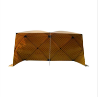 Tente pare-vent automatique Hubble arabe pour pique-nique et barbecue en extérieur, abri stable avec moustiquaire pour le camping et les campings-casernes