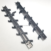 Cadre métallique en aluminium à fixer, avec fenêtres à bascule, 1 pièce
