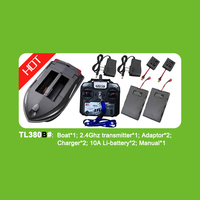 Skywolf TL380 Dual Hull 12 GPS Nest Points Sonar Fish Finder Autopilot Baitboat untuk Memancing di Laut