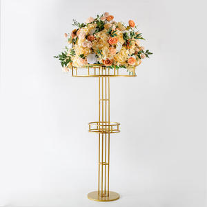 LANJO Ensemble de supports de centre de table en métal de luxe moderne de haute qualité pour mariage, fête, événement, restaurant, hôtel - Product Image 1