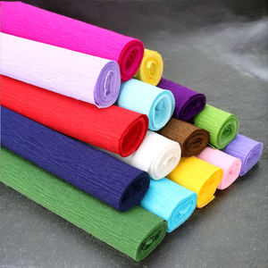 Rouleau de papier crépon coloré double face 250 cm x 25/50 cm pour emballage floral DIY, décoration, impression par gravure, revêtement compatible - Product Image 3