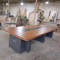 Table de conférence de haute qualité, tables et chaises de salle de conférence, table de réunion de bureau, bureau de conférence avec chaises pour 12 personnes
