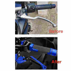 Leviers de frein et d'embrayage pliables en aluminium CNC MOXI et poignées antidérapantes pour <span class=keywords><strong>BMW</strong></span> <span class=keywords><strong>R1200</strong></span> R1250 GS RT <span class=keywords><strong>RS</strong></span> 2013-2020 - Product Image 5