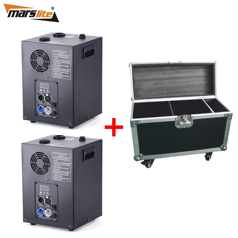 2 шт. холодный фейерверк машина + Полетный Футляр 600 Вт Холодный фейерверк на день рождения свадьбу холодный сверкающий аппарат