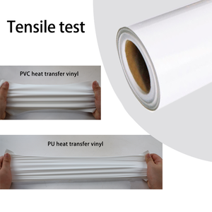 Vinyle thermocollant PU pour impression sur t-shirts, compatible <span class=keywords><strong>Cricut</strong></span> et Silhouette, thermocollant, souple, extensible, lavable, rouleau HTV pour vêtements et artisanat textile - Product Image 5