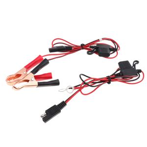 Morsetti a coccodrillo/Terminale Ad Anello con 10A Fusibile per SAE 2-Pin Connettore Rapido - Product Image 1