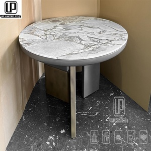 Fashionable Cheap Modern Luxury Homes Marble Round Rotating Dining <b>Table</b> <b>Black</b> Round Marble <b>Table</b> - Product Image 1