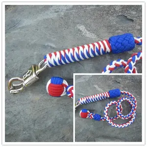 Fantastischer 18/34 Zoll Reitgerte aus flexiblem Paracord mit Schnappverschluss und Streifen – Motorrad- und Fahrrad-<span class=keywords><strong>Whip</strong></span> für Pferde - Product Image 3