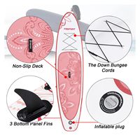 Nouvelles Tendances : Planche de Paddle Surf Gonflable Rose pour la Pêche, Hydrofoil, Tablas Paddle Surf
