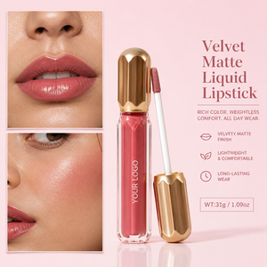 Rossetto Liquido Lucido Private Label, Produttore OEM, Fornitore di Trucco con Formula Personalizzata ODM, Fabbrica di Bellezza Professionale per Logo Personalizzato <span class=keywords><strong>e</strong></span> Ordini all'Ingrosso - Product Image 2