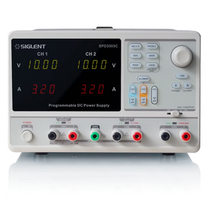 SIGLENT SPD3303C แหล่งจ่ายไฟดิจิตอล รับประกัน 1 ปี มาตรฐาน IP65 ความแม่นยำสูง พร้อมระบบควบคุมแรงดัน/โหลด 0.01%+3mV - Product Image 1